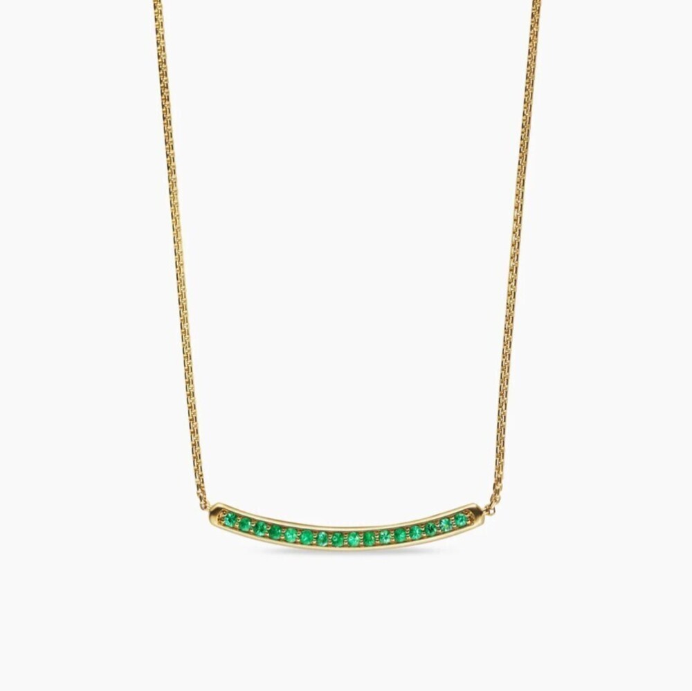 David Yurman Green Diamond Necklace